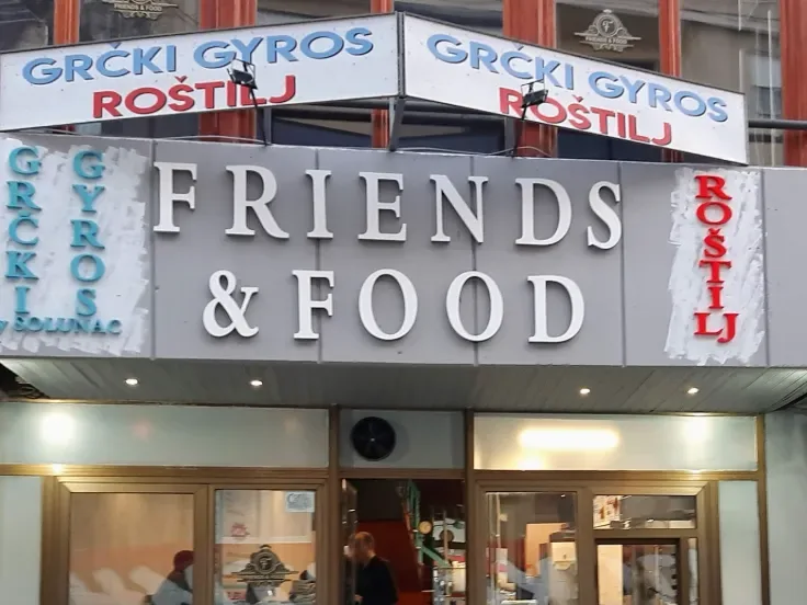 Izlog lokala Grčki Giros, Dimitrija Tucovića 3